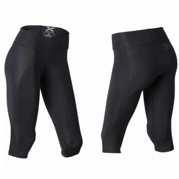 2XU Mid-rise 3/4 kompressions tights Schwarz Damen WA2865b 2015 WA2865b